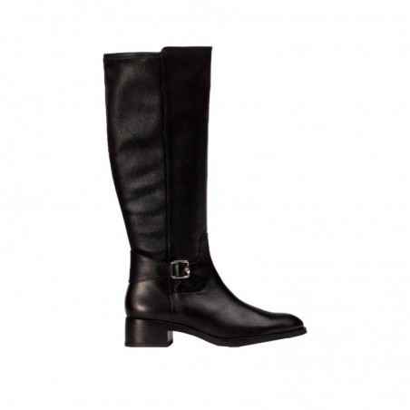 Botas Planas Mujer Wonders 1802 Negro