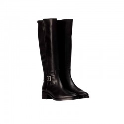 Botas Planas Mujer Wonders 1802 Negro