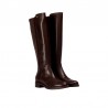 Botas Planas Mujer Wonders 54100 Marron
