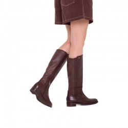 Botas Planas Mujer Wonders 54100 Marron