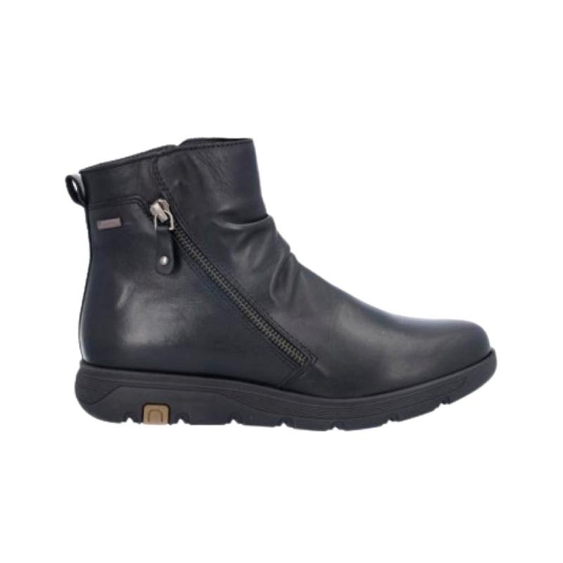 Botines Planos Mujer Nature Shoes N154 Negro