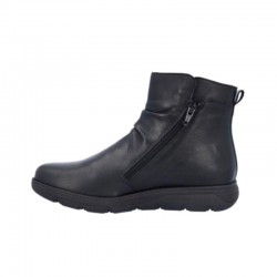 Botines Planos Mujer Nature Shoes N154 Negro