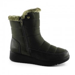 Botines Planos Mujer Zapp 25475 Kaki