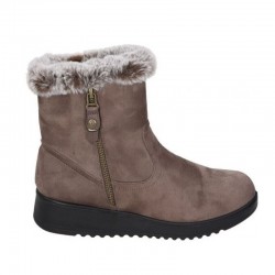 Botines Planos Mujer Zapp 27166 Taupe