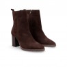 Botines de Tacón Mujer Vexed Siri Marron