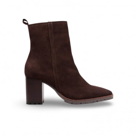 Botines de Tacón Mujer Vexed Siri Marron