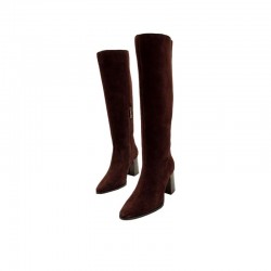 Botas de Tacón Mujer MTNG 55473 Marron