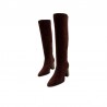 Botas de Tacón Mujer MTNG 55473 Marron