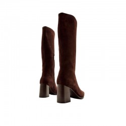 Botas de Tacón Mujer MTNG 55473 Marron