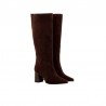 Botas de Tacón Mujer MTNG 55473 Marron