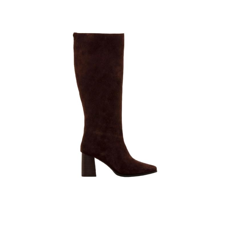 Botas de Tacón Mujer MTNG 55473 Marron