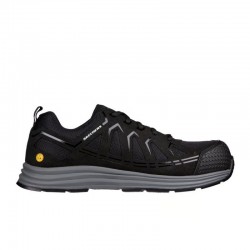 Sneakers Hombre Skechers Work: Malad Ii Comp Toe Negro