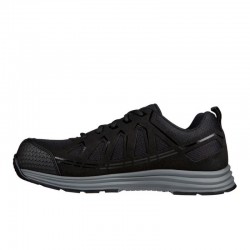 Sneakers Hombre Skechers Work: Malad Ii Comp Toe Negro