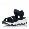 Sandalias Planas Mujer Skechers 31514 Negro