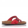 Sandalias Planas Mujer Inter-Bios 7119 Rojo