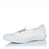 Zapatillas Lona Mujer Victoria Inglesa Lona Drec® Blanco