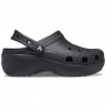 Sandalias Planas Mujer Crocs 206750 Negro-Negro