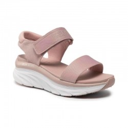 Sandalias Planas Mujer Skechers 119226 Rosa