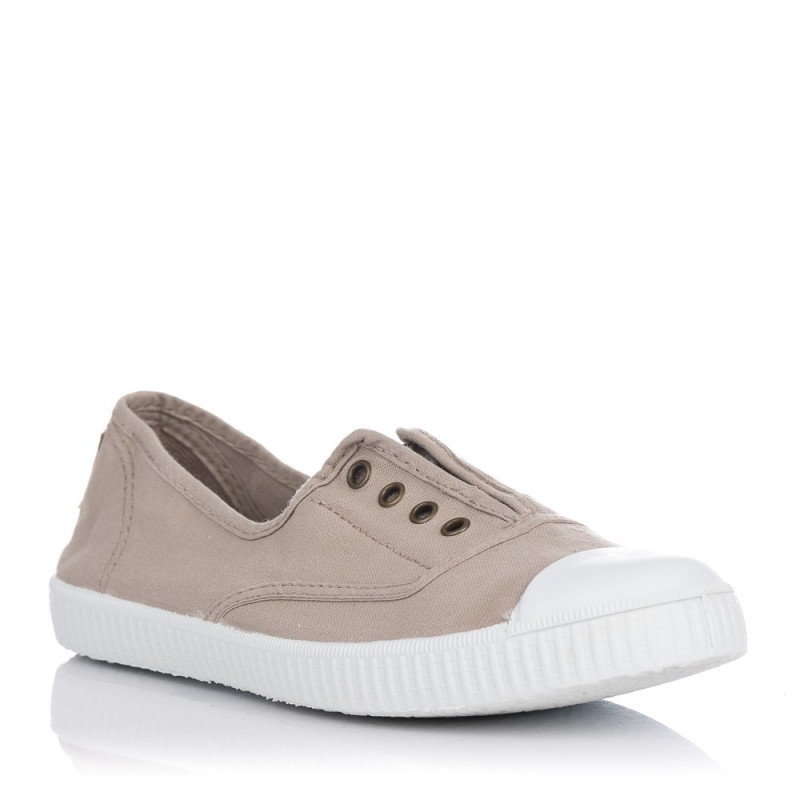 Zapatillas Lona Mujer Victoria 106623 Beig