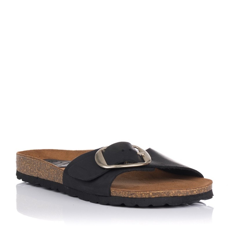 Sandalias Planas Mujer Inter-Bios 7220 Negro