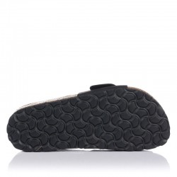 Sandalias Planas Mujer Inter-Bios 7220 Negro