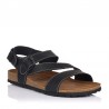 Sandalias Planas Hombre Inter-Bios 9557 Negro