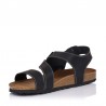 Sandalias Planas Hombre Inter-Bios 9557 Negro