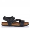 Sandalias Planas Hombre Inter-Bios 9557 Negro