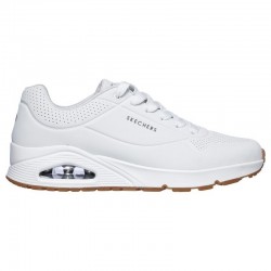 Sneakers Hombre Skechers Uno - Stand On Air Blanco-Blanco
