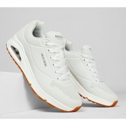 Sneakers Hombre Skechers Uno - Stand On Air Blanco-Blanco