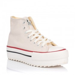 Zapatillas Lona Mujer Victoria 1061121 Beig
