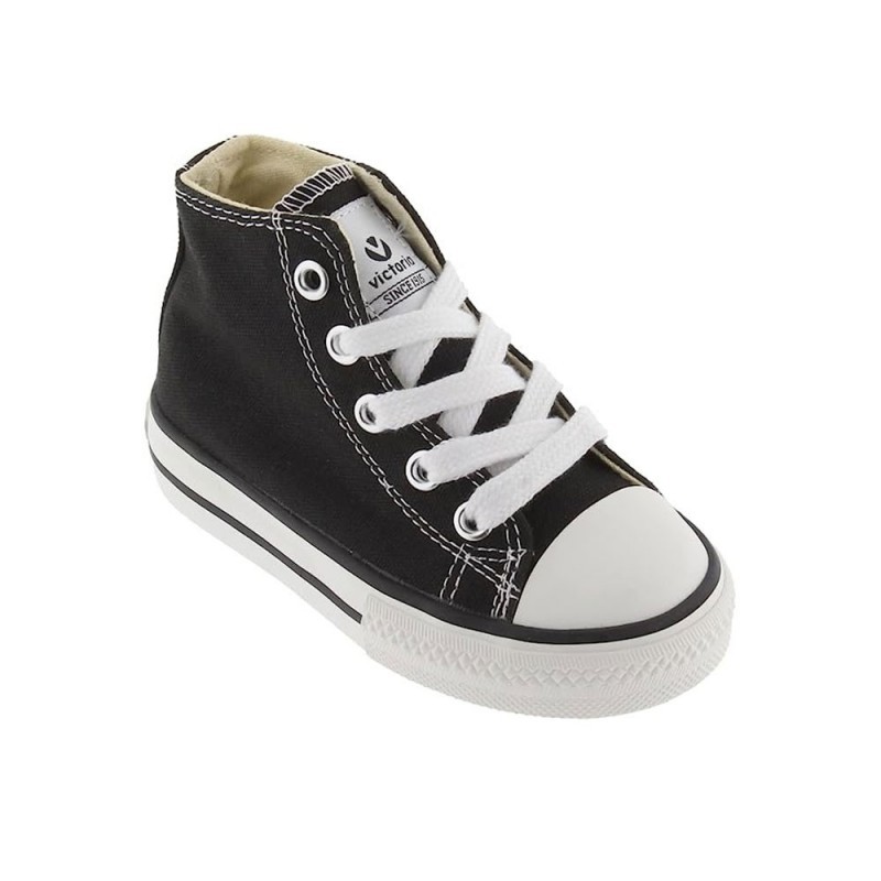 Zapatillas Lona Hombre Victoria 106500 Negro