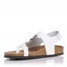 Sandalias Planas Mujer Inter-Bios 7162 Blanco