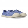 Zapatillas Lona Mujer Natural World 102E Celeste