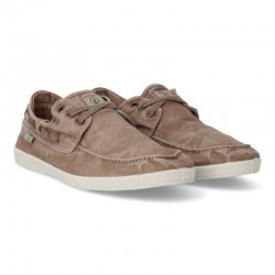 Zapatillas Lona Hombre Natural World 303E Beig