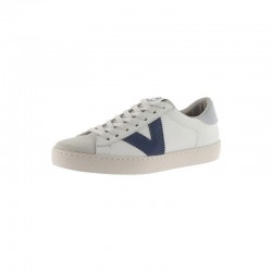Sneakers Mujer Victoria Berlín Piel & Serraje Azul