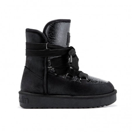 Botines Planos Mujer D.franklin Dfsh371009 Negro