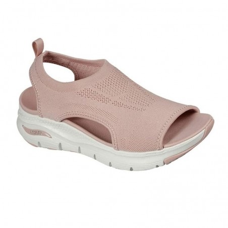 Sandalias Planas Mujer Skechers 119236 Rosa