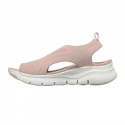 Sandalias Planas Mujer Skechers 119236 Rosa