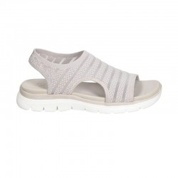 Sandalias Planas Mujer Skechers 119479 Gris