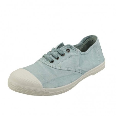 Zapatillas Lona Mujer Natural World 102E Turquesa