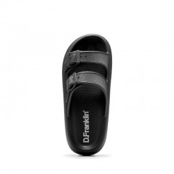Sandalias Planas Mujer D.franklin Bloomer Bio Negro