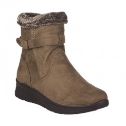 Botines Planos Mujer Zapp 556 Taupe