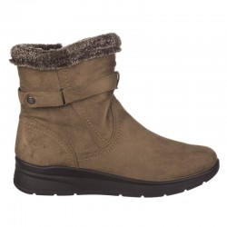 Botines Planos Mujer Zapp 556 Taupe