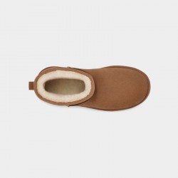 Botines Planos Mujer UGG Classic Mini Plataform Camel