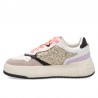 Sneakers Mujer D.franklin Court Flag Glitter Oro