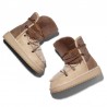 Botines Planos Mujer D.franklin Nordic Trk Fur Gradient Taupe