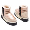 Botines Planos Mujer D.franklin Nordic V.2 Low Bomb Beig