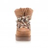 Botines Planos Mujer D.franklin Nordic Nova Low Bomb Cuero