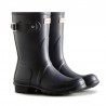 Botas de Agua Mujer Hunter Hunter Original Short Negro